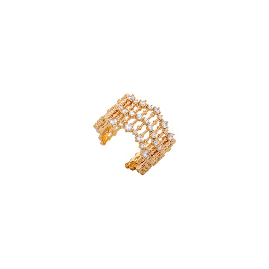 Capella ring - Crystal (guld)