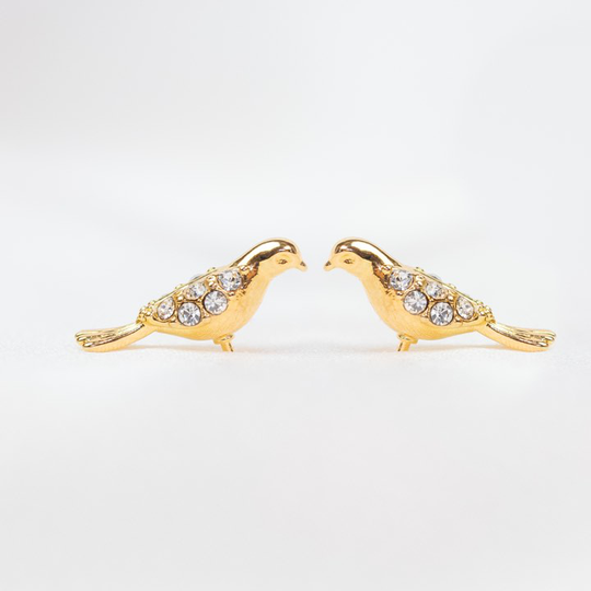 Eden örhänge - Crystal (Gold)