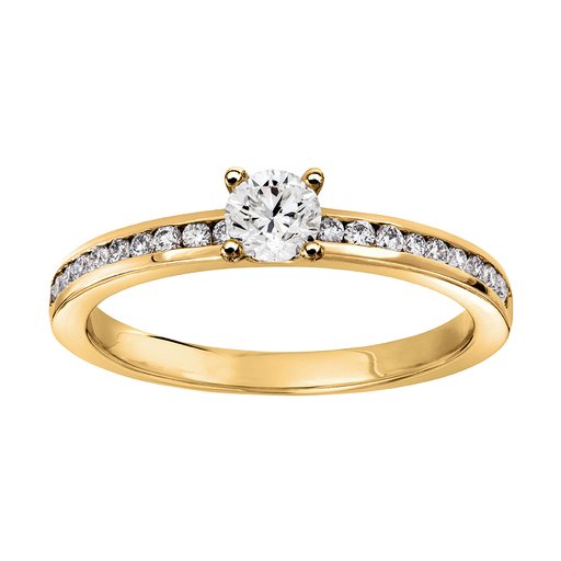 Diamantring 18K Guld, 16.0