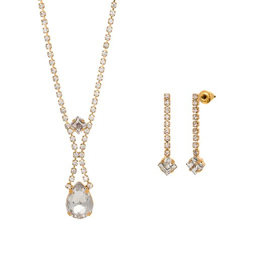 Set med örhängen och halsband