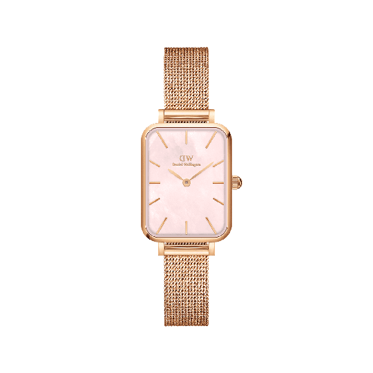 Daniel Wellington DW Klocka Quadro Pressed Melrose 20x26mm Roséguld