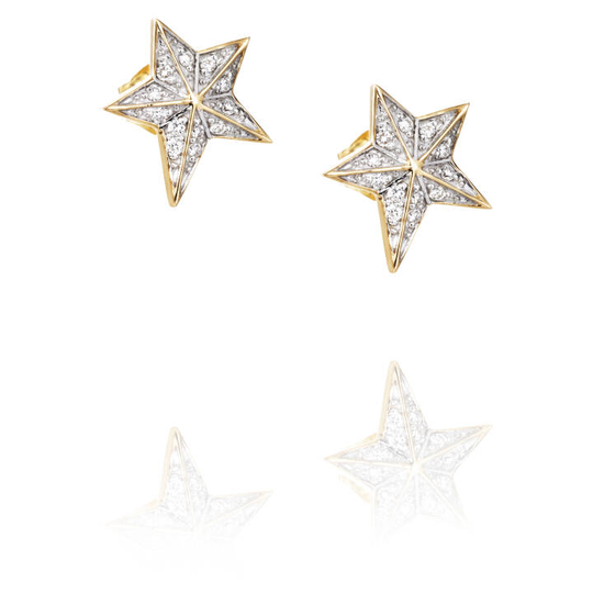 Catch A Falling Star & Stars Örhänge Guld