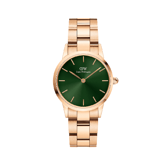 Daniel Wellington DW Klocka Iconic Link Emerald 28mm Roséguld