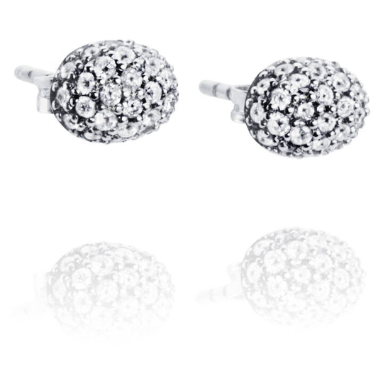 Love Bead - Diamonds Örhänge Vitguld