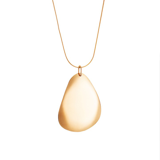 Rose Petal Hängsmycke Guld