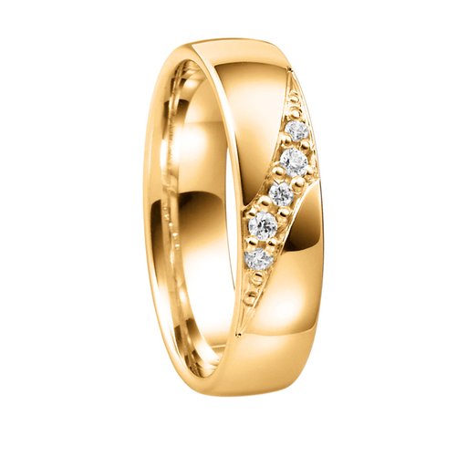 Diamantring i 18K guld, 67