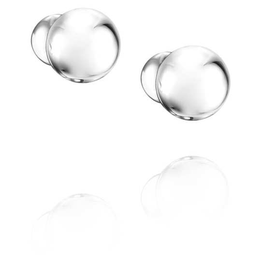 Balls Double Örhänge Silver