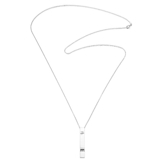 Whistle Hängsmycke Silver 70 cm