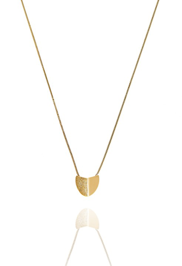 Roof big pendant halsband Guld 45-50 cm