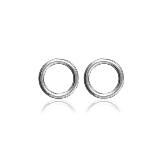 Circle Studs örhänge (silver)