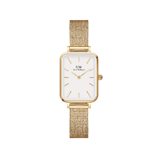 Daniel Wellington DW Klocka Quadro Pressed Evergold 20x26mm Gold