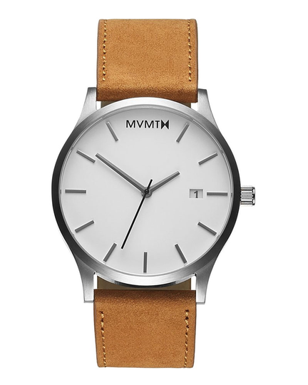 MVMT Classic White Tan 45mm