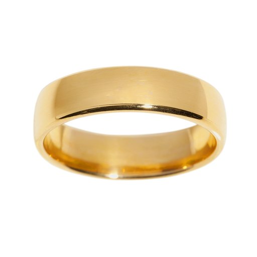 Förlovningsring i 18K guld 5mm, 53
