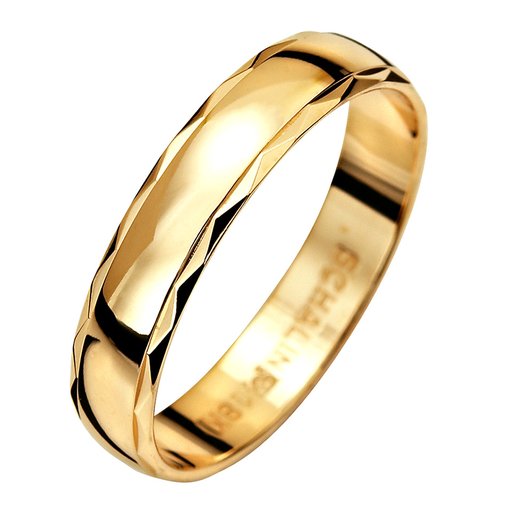 Förlovningsring i 18K guld 4mm, 50