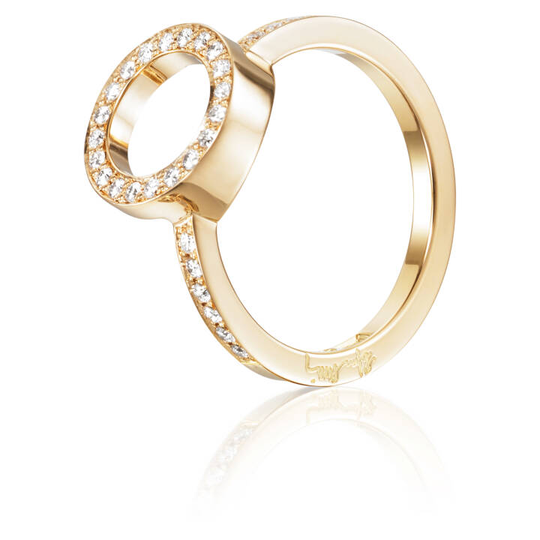 Circle Of Love II Ring Guld