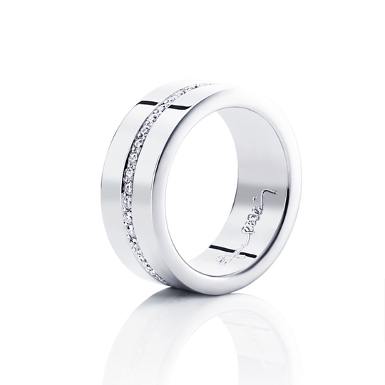 Wide & Stars Ring Silver