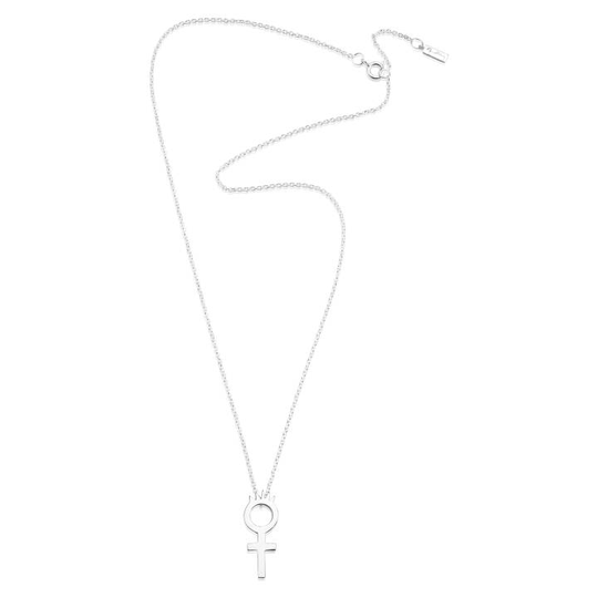 Women Queen Halsband Silver 42-45 cm