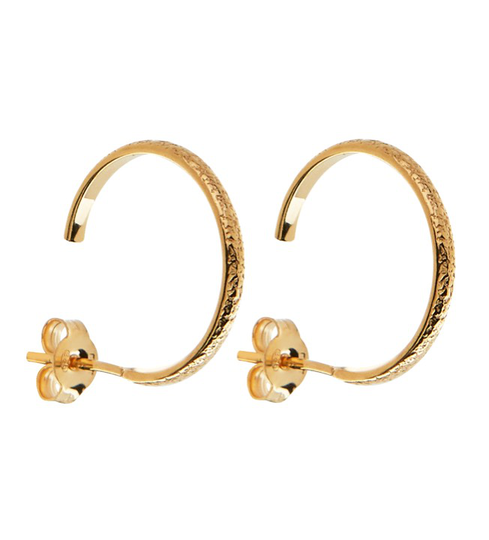 Pearl/Vintage round örhänge - Guld