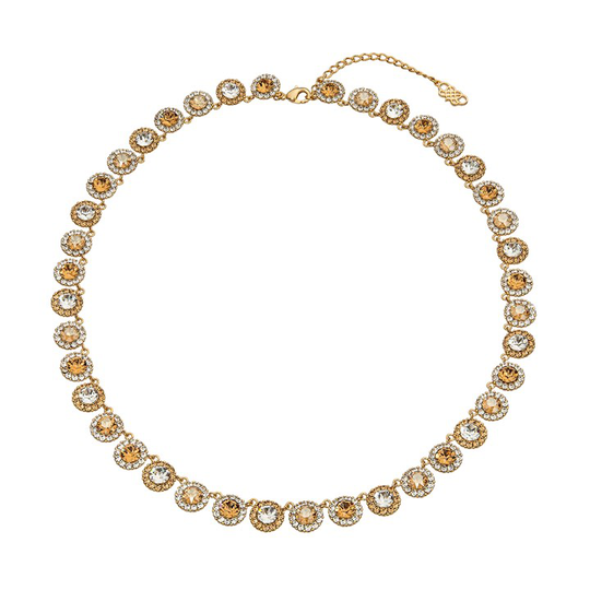 Sofia avantgarde halsband - golden shadow (guld)
