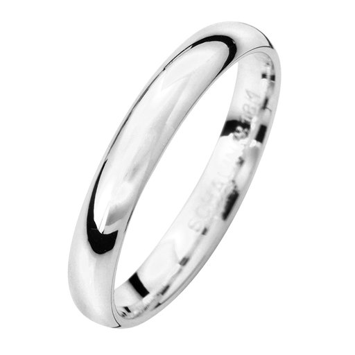 Förlovningsring i äkta silver 3mm, 54