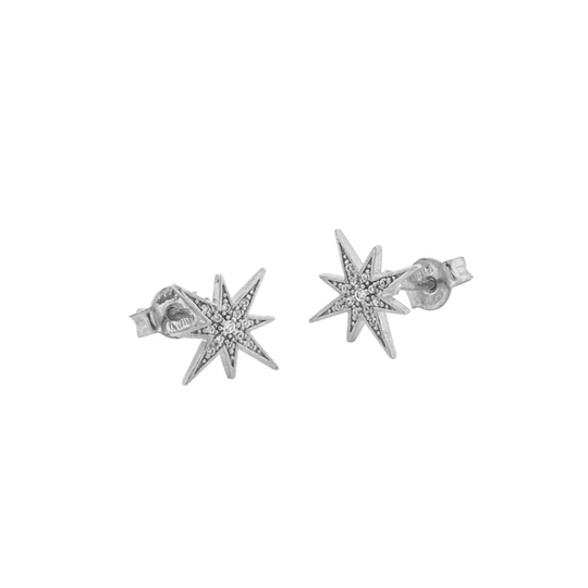 One star örhänge Silver