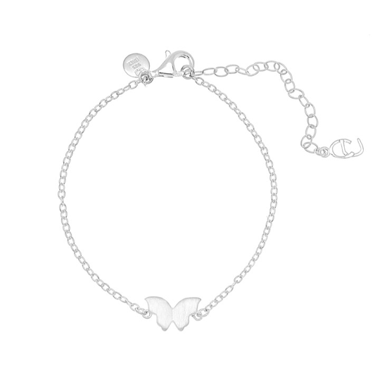 Butterfly brace armband Silver