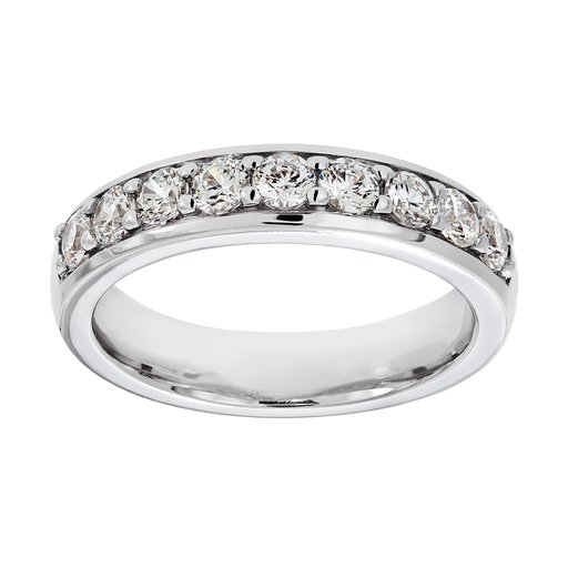 Diamantring i 18K guld, 15.0