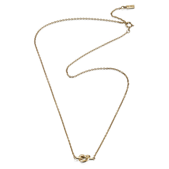 Love Knot Halsband Guld 42-45 cm