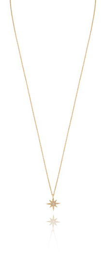 One star halsband Guld 41-45 cm