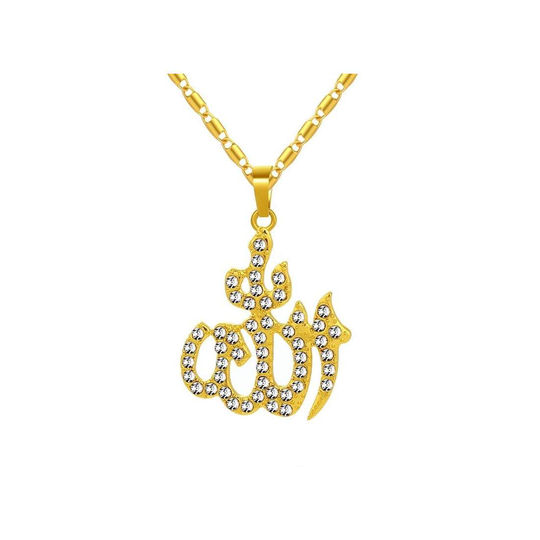 Halsband med muslimsk symbol - Guld