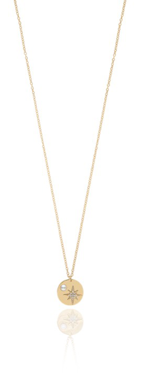 One coin halsband Guld 50-60 cm
