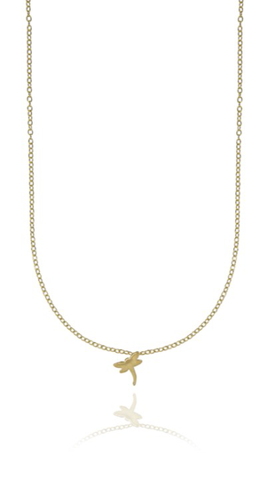 Dragonfly halsband Guld 40-45 cm