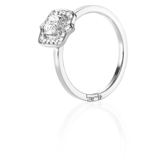 The Mrs 0.30 ct diamant Ring Vitguld