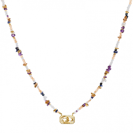 Zodiac Fire Sagittarius Halsband (Guld)