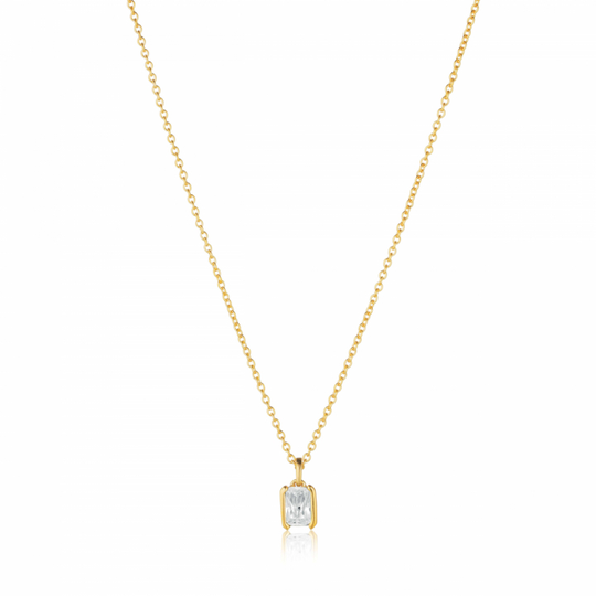 ROCCANOVA PICCOLO Halsband Vita Zirkoner Guld