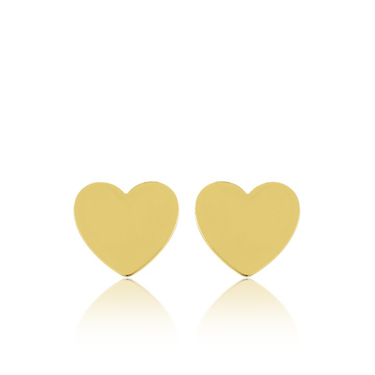 Heart Mini Studs örhänge (guld)