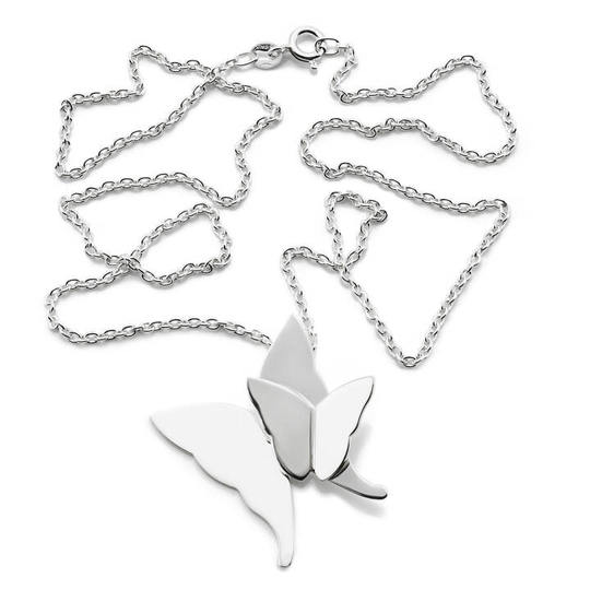 Miss Butterfly Hängsmycke Silver