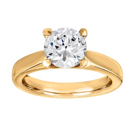Diamantring i 18K guld, 17.0