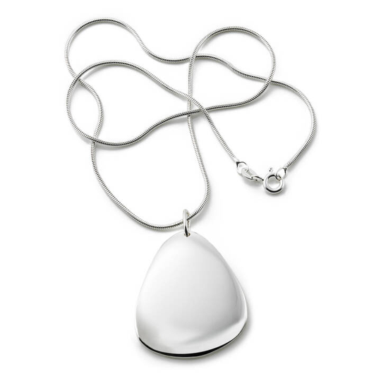 Rose Petal Hängsmycke Silver
