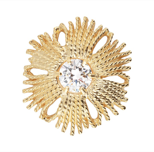 Gatsby stone brosch/pendant Guld