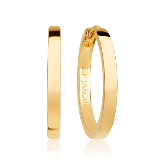 ELLERA PIANURA GRANDE örhänge (guld)