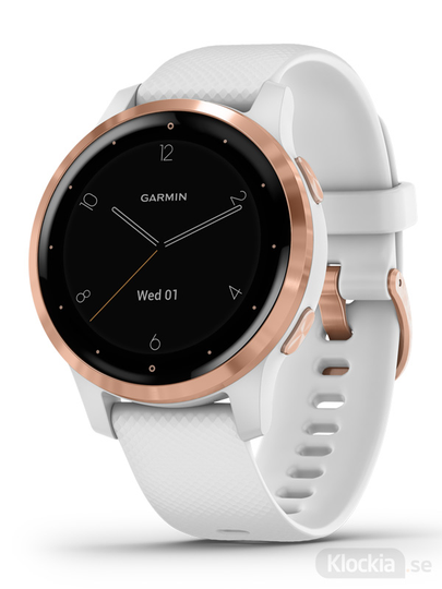 Garmin vívoactive 4s 40mm - Vit med roséguldfärgade detaljer