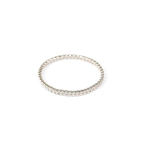 Ring i äkta silver, 18.0