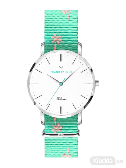 Frank Palmer Palmier Steel Case Turquoise Nato