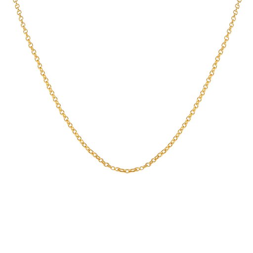 Halsband i förgyllt äkta silver