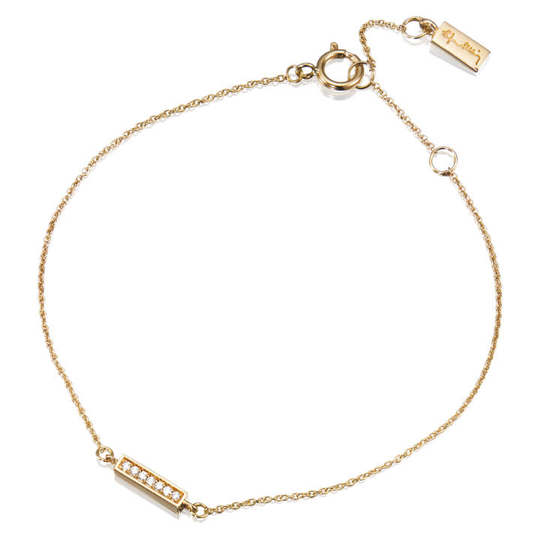 Thin Stars Armband Guld 16-19 cm