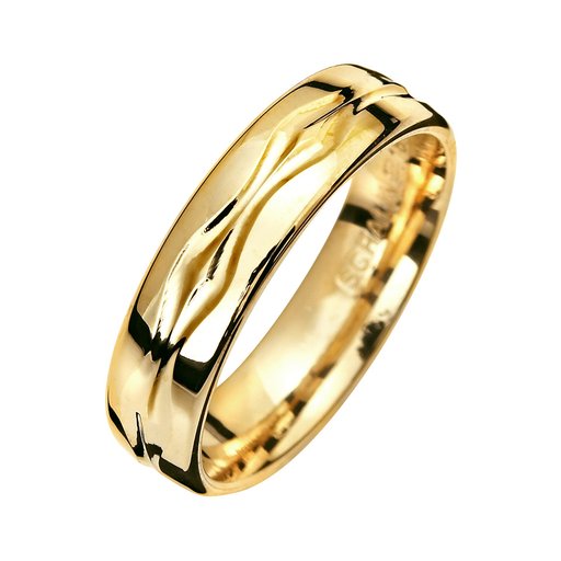 Förlovningsring i 18K guld 5mm, 56