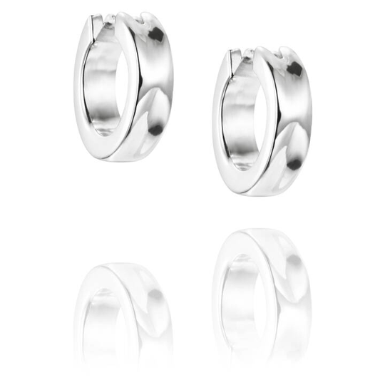 Little Moonwalk Hoops Örhänge Silver