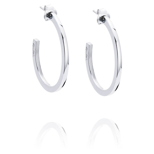 Hoops Örhänge Silver