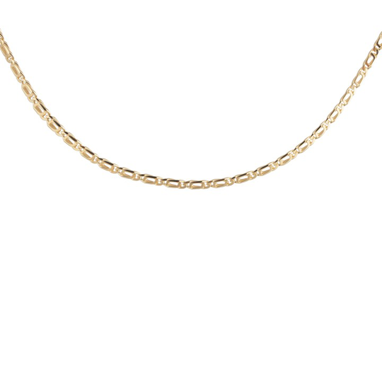 Victory plain halsband Guld 40-45 cm